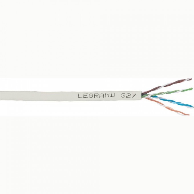 Кабель для локальных сетей LEGRAND категория 5е U/UTP 4 пары LSZH 305 м 032750 Кабель для локальных сетей LEGRAND категория 5е U/UTP 4 пары LSZH 305 м 032750