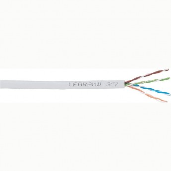 Кабель для локальных сетей LEGRAND категория 5е U/UTP 4 пары PVC 305 м