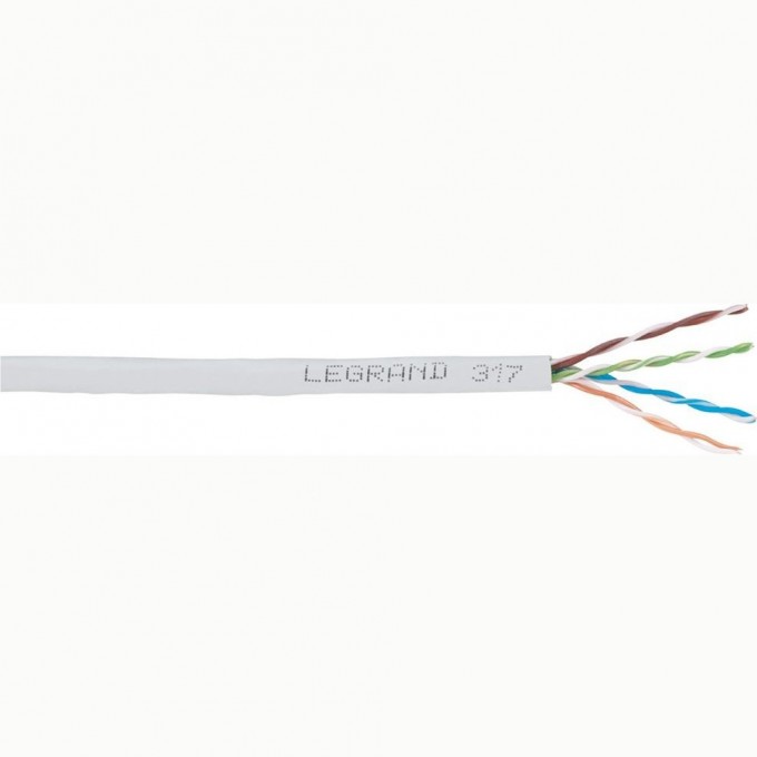 Кабель для локальных сетей LEGRAND категория 5е U/UTP 4 пары PVC 305 м 032751 Кабель для локальных сетей LEGRAND категория 5е U/UTP 4 пары PVC 305 м 032751