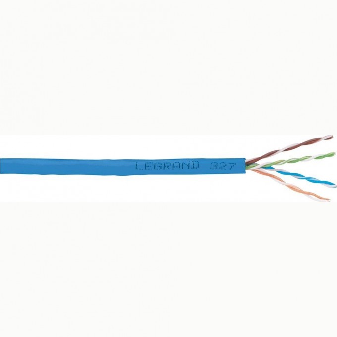 Кабель LEGRAND для локальных сетей категория 6 U/UTP 4 пары LSZH 305 м 032754 Кабель LEGRAND для локальных сетей категория 6 U/UTP 4 пары LSZH 305 м 032754