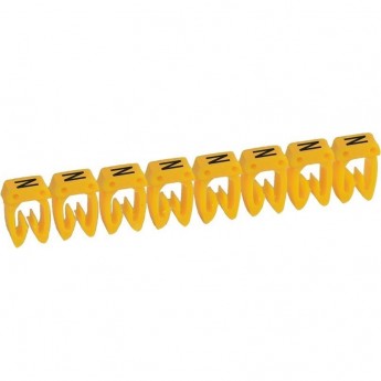 Маркер LEGRAND CAB 3 для кабеля 1,5-2,5 мм² заглавная буква N