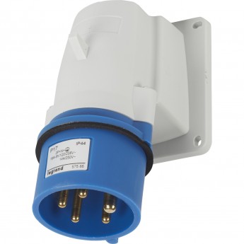 Накладная вилка LEGRAND P17 Tempra Pro IP 44 200/250 В 16 A 3К+Н+З