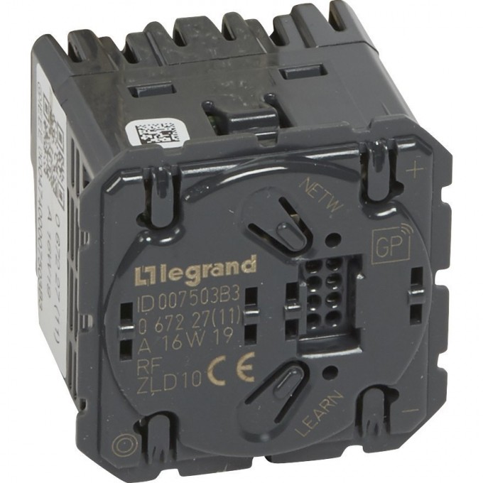 Светорегулятор-радиоприемник LEGRAND MyHome Play Zigbee Celiane без N 8-300Вт 067227 Светорегулятор-радиоприемник LEGRAND MyHome Play Zigbee Celiane без N 8-300Вт 067227