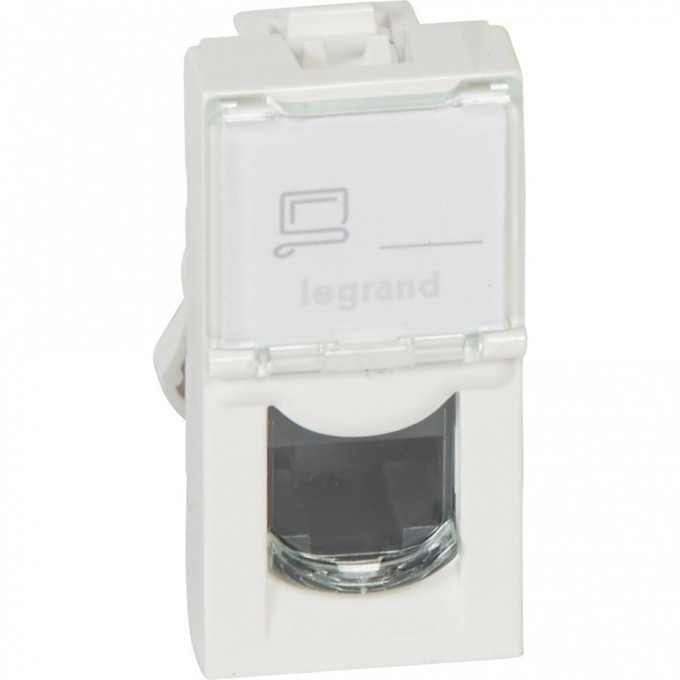 Розетка LEGRAND RJ 45 Программа Mosaic категория 5е UTP 1 модуль белый 076551 Розетка LEGRAND RJ 45 Программа Mosaic категория 5е UTP 1 модуль белый 076551