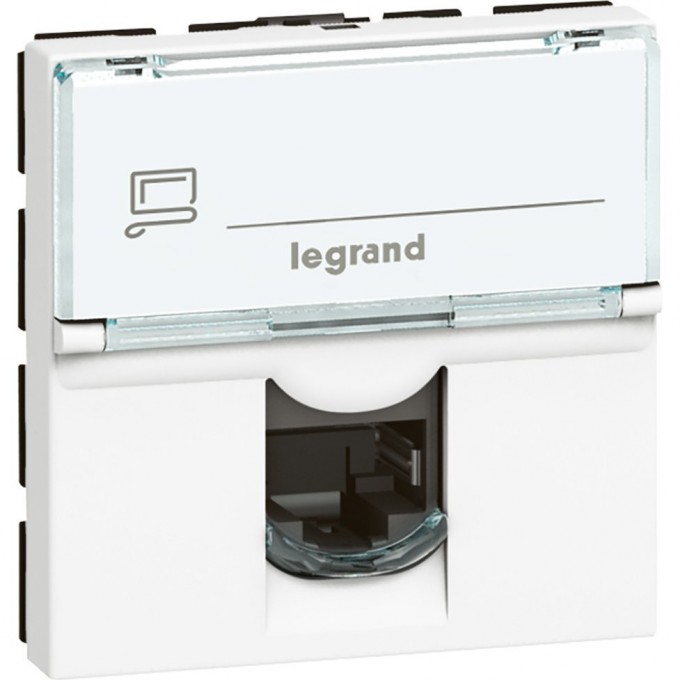 Розетка LEGRAND RJ 45 Программа Mosaic категория 6a STP 2 модуля белый 076576 Розетка LEGRAND RJ 45 Программа Mosaic категория 6a STP 2 модуля белый 076576