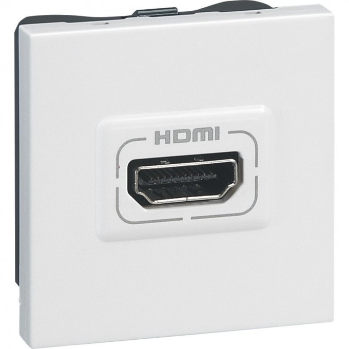 Аудио и видеорозетка LEGRAND Mosaic HDMI 2 модуля белый 078768 Аудио и видеорозетка LEGRAND Mosaic HDMI 2 модуля белый 078768