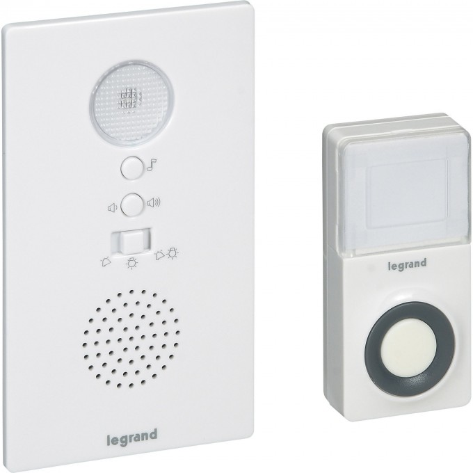 Звонок беспроводной LEGRAND набор "Максимум" 36 мелодий световой сигнал 094224 Звонок беспроводной LEGRAND набор "Максимум" 36 мелодий световой сигнал 094224