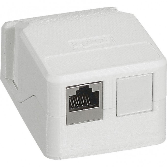 Накладная монтажная коробка LEGRAND Mosaic для 1 или 2 разъемов RJ45 Keystone 632779 Накладная монтажная коробка LEGRAND Mosaic для 1 или 2 разъемов RJ45 Keystone 632779