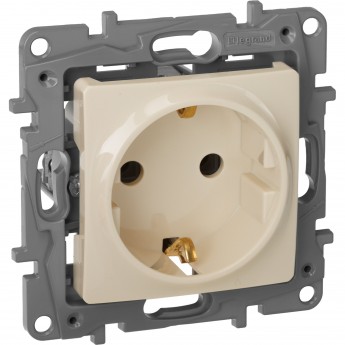 Розетка LEGRAND 2К+З немецкий стандарт 16 А 250 В Etika слоновая кость Розетка LEGRAND 2К+З немецкий стандарт 16 А 250 В Etika слоновая кость