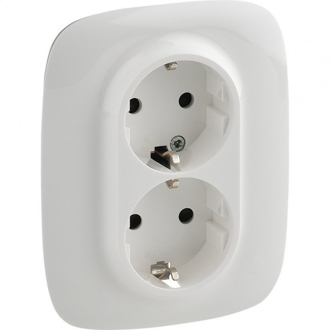Силовая розетка LEGRAND Valena ALLURE двойная 2х2К+З 16А 250В с лицевой панелью с защитными шторками безвинтовые зажимы белый 753726 Силовая розетка LEGRAND Valena ALLURE двойная 2х2К+З 16А 250В с лицевой панелью с защитными шторками безвинтовые зажимы белый 753726