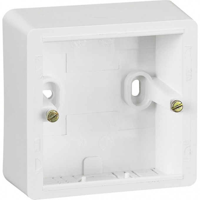 Коробка LEGRAND Cariva для накладного монтажа высота 41 мм белый 773698 Коробка LEGRAND Cariva для накладного монтажа высота 41 мм белый 773698