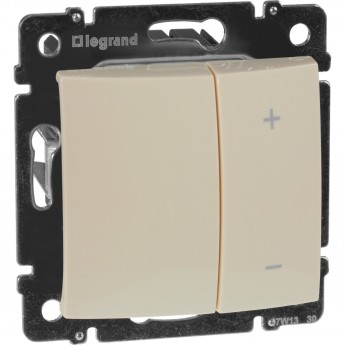 Кнопочный светорегулятор LEGRAND Valena 40-600 Вт/40-600 ВА слоновая кость