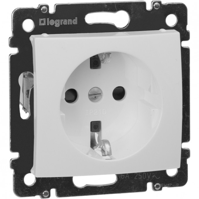 Силовая розетка LEGRAND Valena 2К+3 с защитными шторками на винтах 10/16 А 230/250 В белый 774421 Силовая розетка LEGRAND Valena 2К+3 с защитными шторками на винтах 10/16 А 230/250 В белый 774421