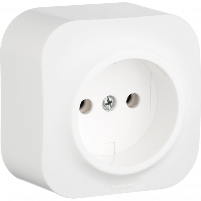 Розетка LEGRAND 2К без шторок 16 A 250 В Quteo IP 20 белый 782210 Розетка LEGRAND 2К без шторок 16 A 250 В Quteo IP 20 белый 782210