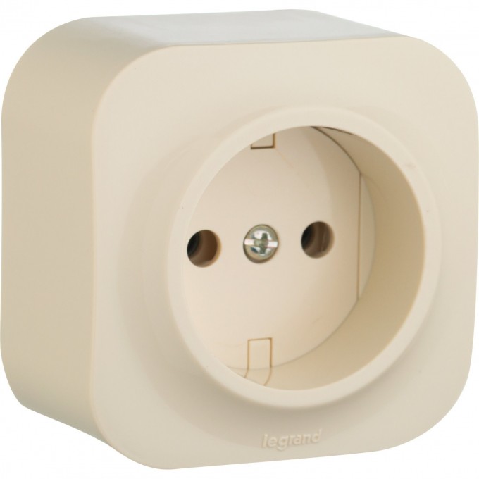 Розетка LEGRAND 2К без шторок 16 A 250 В Quteo IP 20 слоновая кость 782240 Розетка LEGRAND 2К без шторок 16 A 250 В Quteo IP 20 слоновая кость 782240