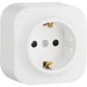 Розетка LEGRAND 2К+З без шторок 16 A 250 В Quteo IP 20 белый 782211