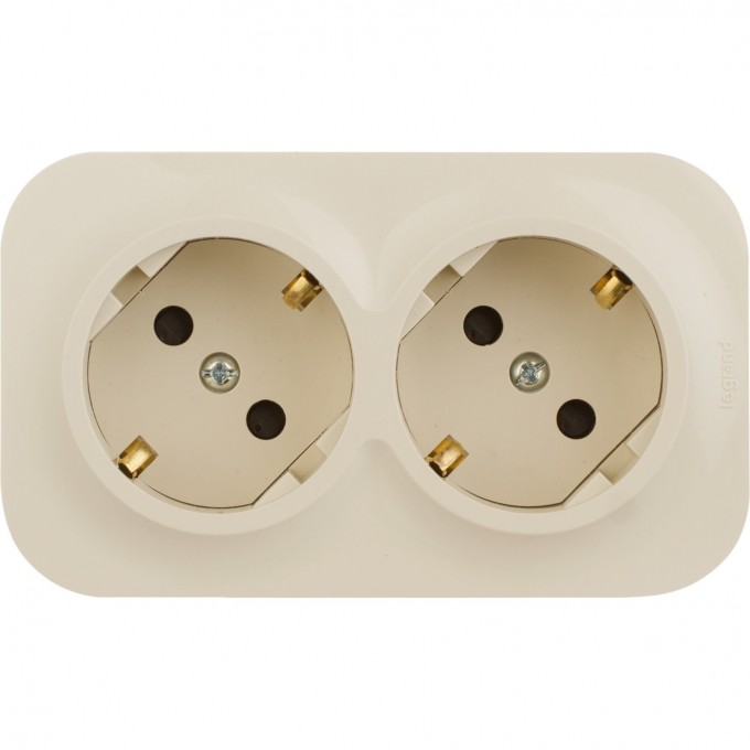 Розеточный блок LEGRAND 2 x 2К+З с защитными шторками 16 A 250 В Quteo IP 20 слоновая кость 782253 Розеточный блок LEGRAND 2 x 2К+З с защитными шторками 16 A 250 В Quteo IP 20 слоновая кость 782253