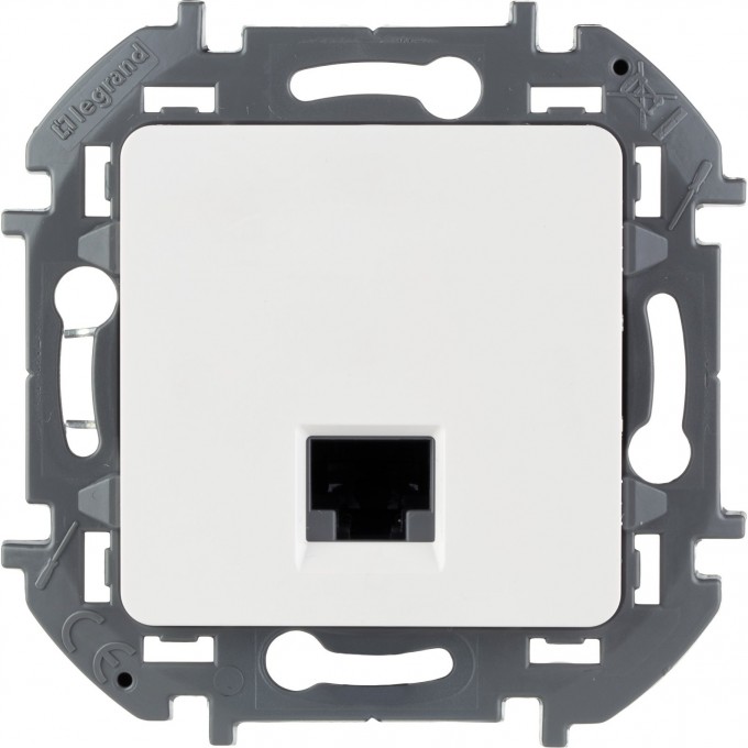 Розетка информационная LEGRAND INSPIRIA RJ 45 категория 5e UTP белый 673825 Розетка информационная LEGRAND INSPIRIA RJ 45 категория 5e UTP белый 673825