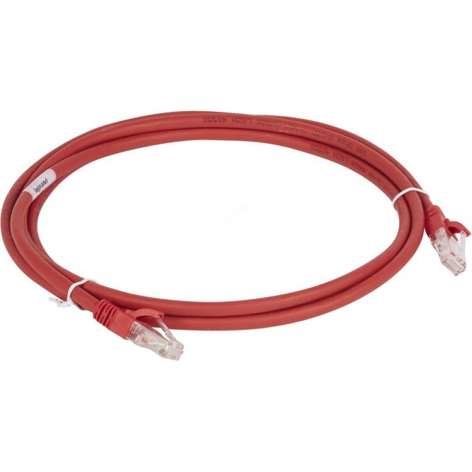 Шнур коммутационный LEGRAND RJ 45, категория 6, U/UTP, LSZH, неэкранированный, 2 м, красный 51863 Шнур коммутационный LEGRAND RJ 45, категория 6, U/UTP, LSZH, неэкранированный, 2 м, красный 51863