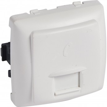 Информационная розетка LEGRAND Oteo RJ 45 категория 5e UTP 8 контактов изделия сборные белый