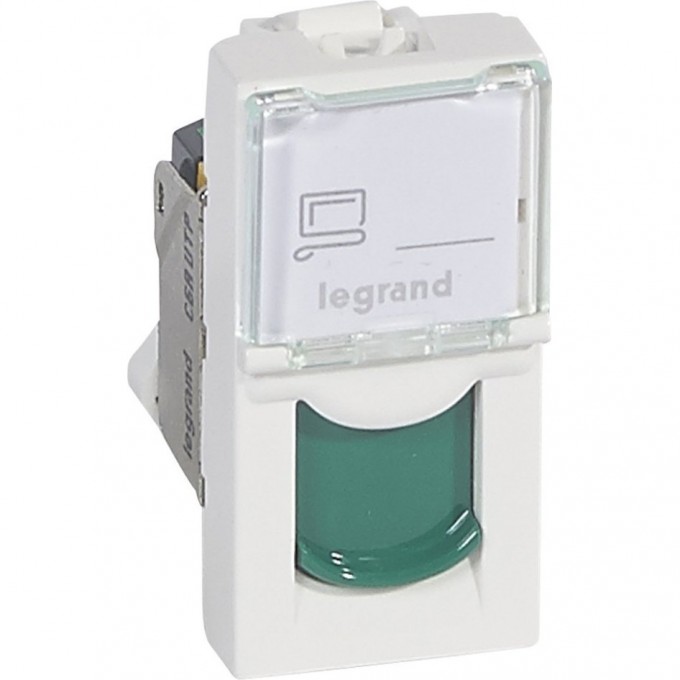Розетка LEGRAND RJ 45 Программа Mosaic категория 6a UTP 1 модуль алюминий 079471 Розетка LEGRAND RJ 45 Программа Mosaic категория 6a UTP 1 модуль алюминий 079471